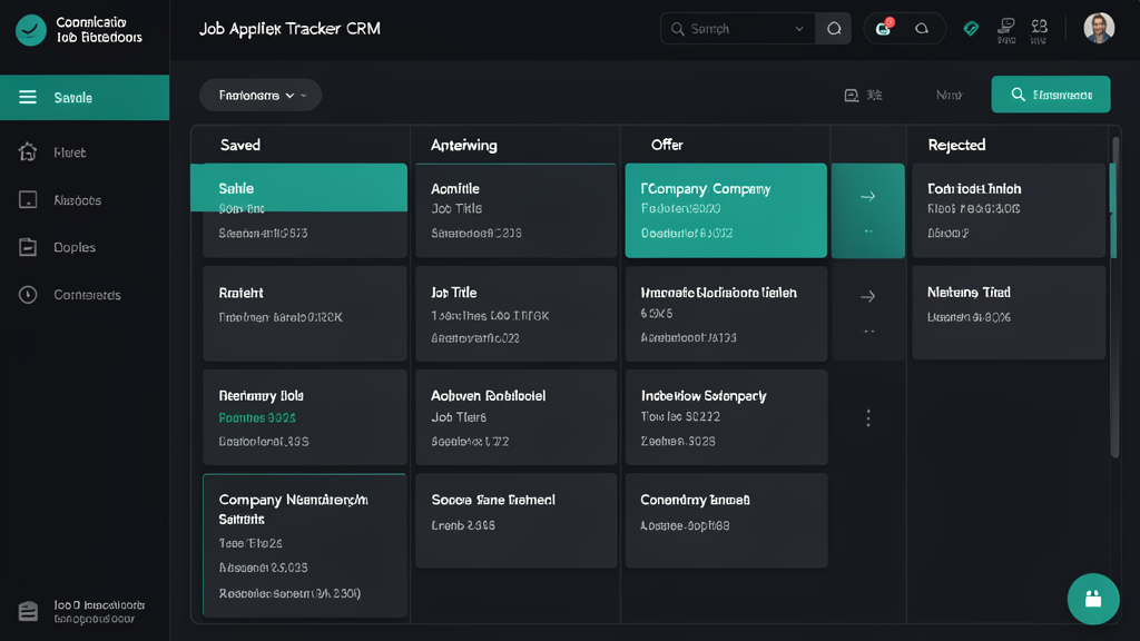 JobCRM screenshot